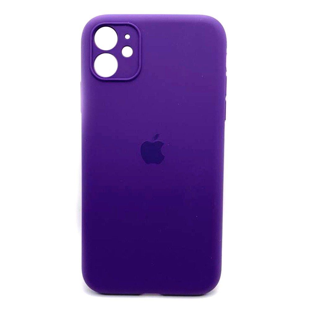 Silicone Case Full Camera Protective (AA) для iPhone 11  (Ultra violet)-0