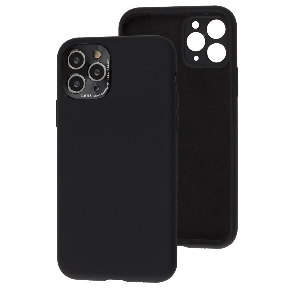 Накладка Metal Camera Protection для IPhone 11 чорна-0