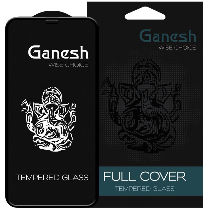 Захисне скло Ganesh 3D для iPhone 11 Pro Max / XS Max (6.5") з чорною рамкою-0