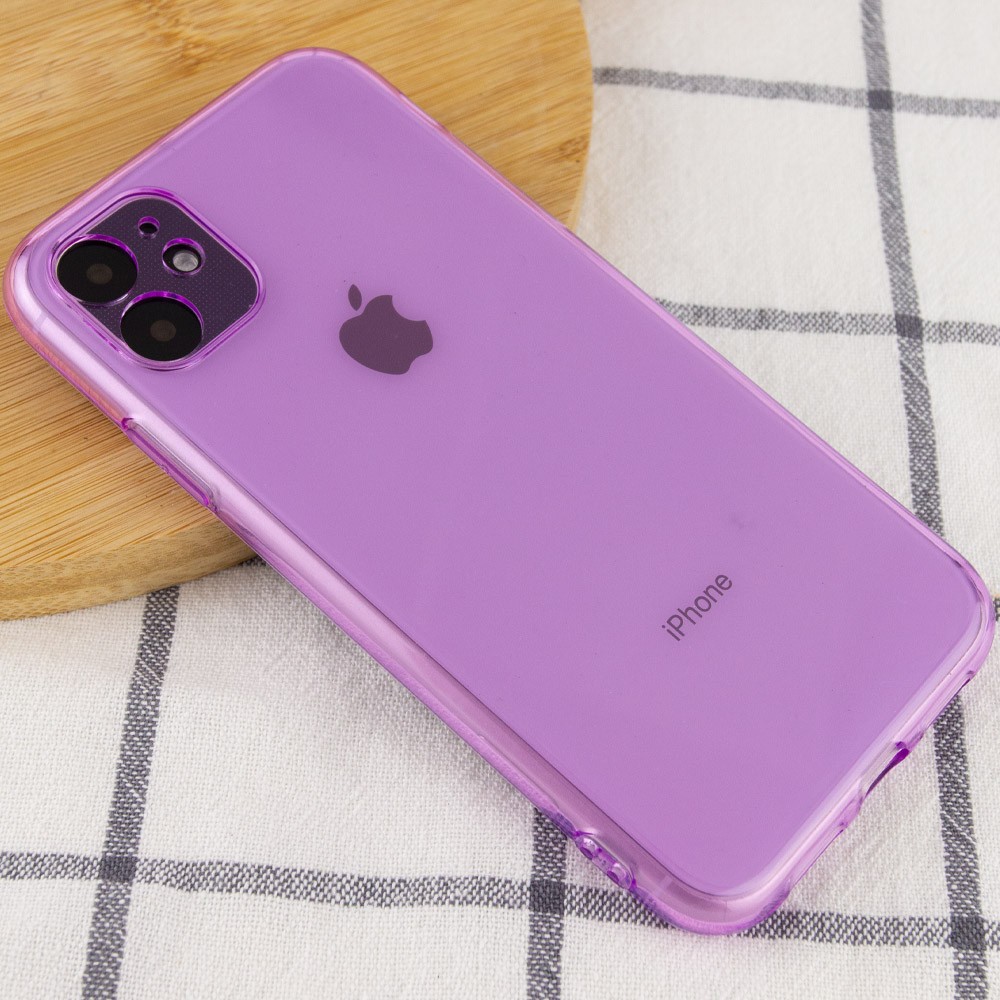 Накладка Matte Camera для iPhone 11 (6.1") (Lilac)-1