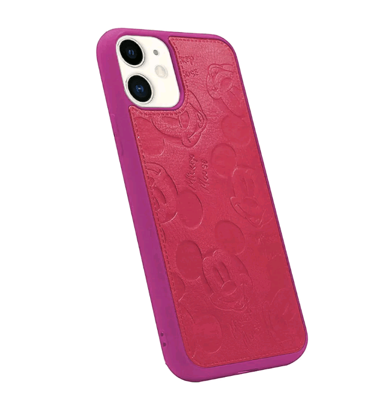 Накладка Mickey для IPhone 11 малинова-0