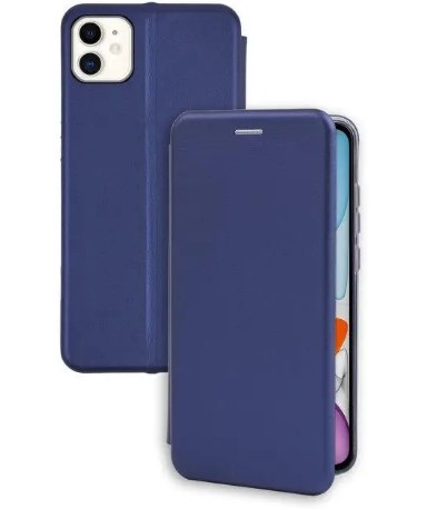 Книжка Premium для IPhone 11 темно-синя-1