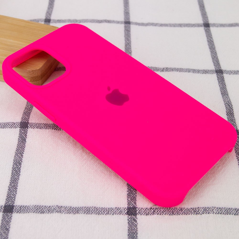 Silicone Case iPhone 11 Pro (Barbie Pink)-1