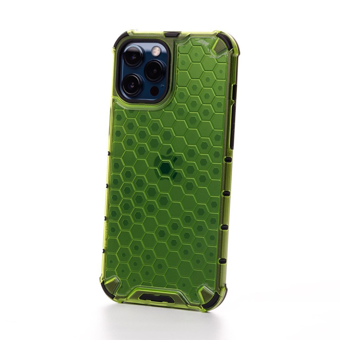 Чохол Honeycomb для Iphone 11 зелений-0