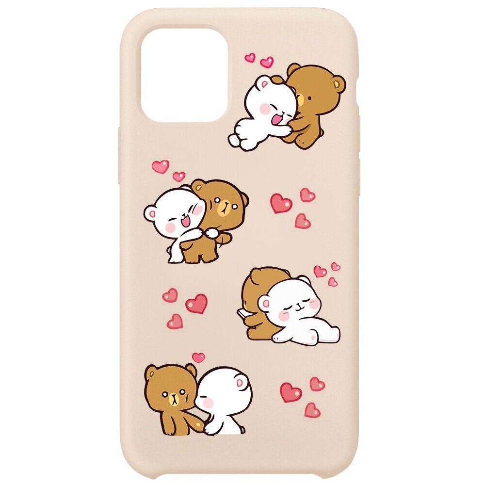 Накладка MiaMi Cartoon для iPhone 11 Pro Pink Sand Bears-0