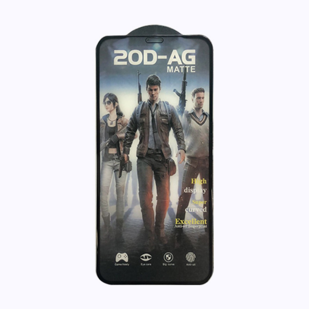 Захисне скло 20D GAME Glass для IPhone 7 Plus/8 Plus  матове з глянцевими рамками (white)-0