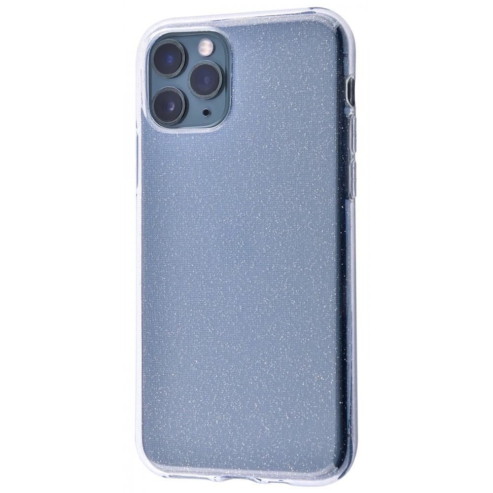 Накладка High quality silicone with sparkles для iPhone 11-0
