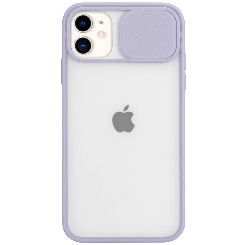 Накладка Camshield mate TPU для IPhone 11 Фіолетовий-0