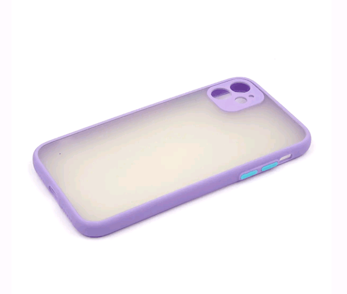 Накладка Totu Gingle Camera для IPhone 11 фіолетова-0