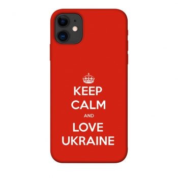 Накладка itsPrint прозорий для Iphone 11 (Love Ukraine)-0