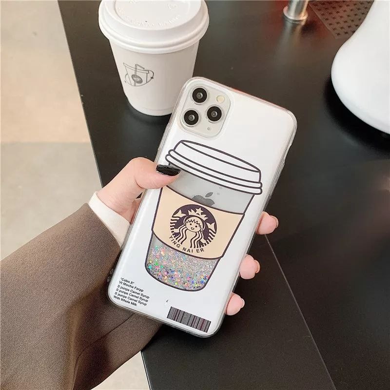 Накладка Starbucks Coffee для iPhone 11 (Срібляста)-0