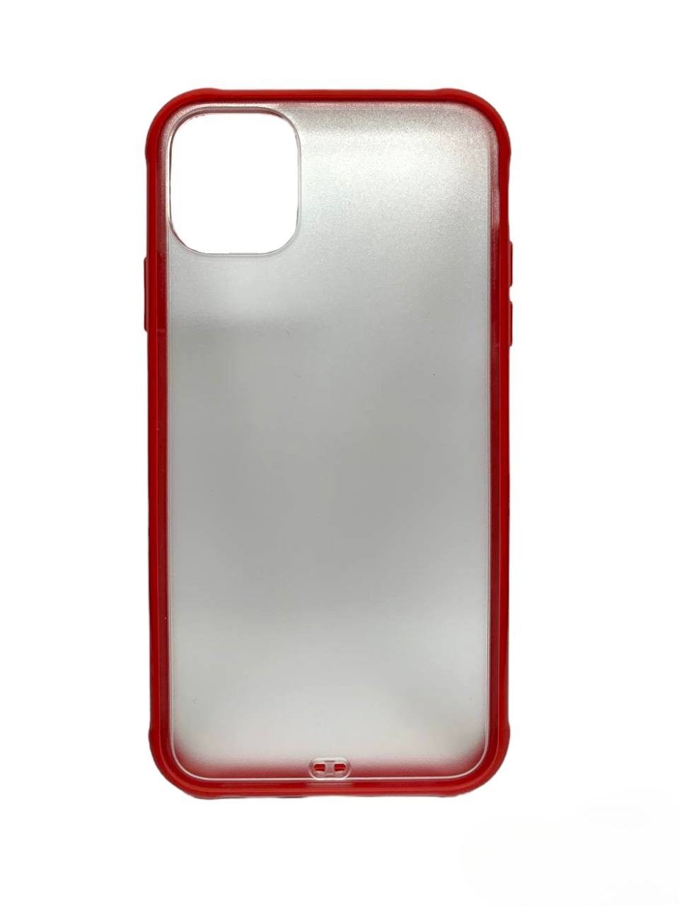 Накладка Totu для IPhone 11 червона рамка-0