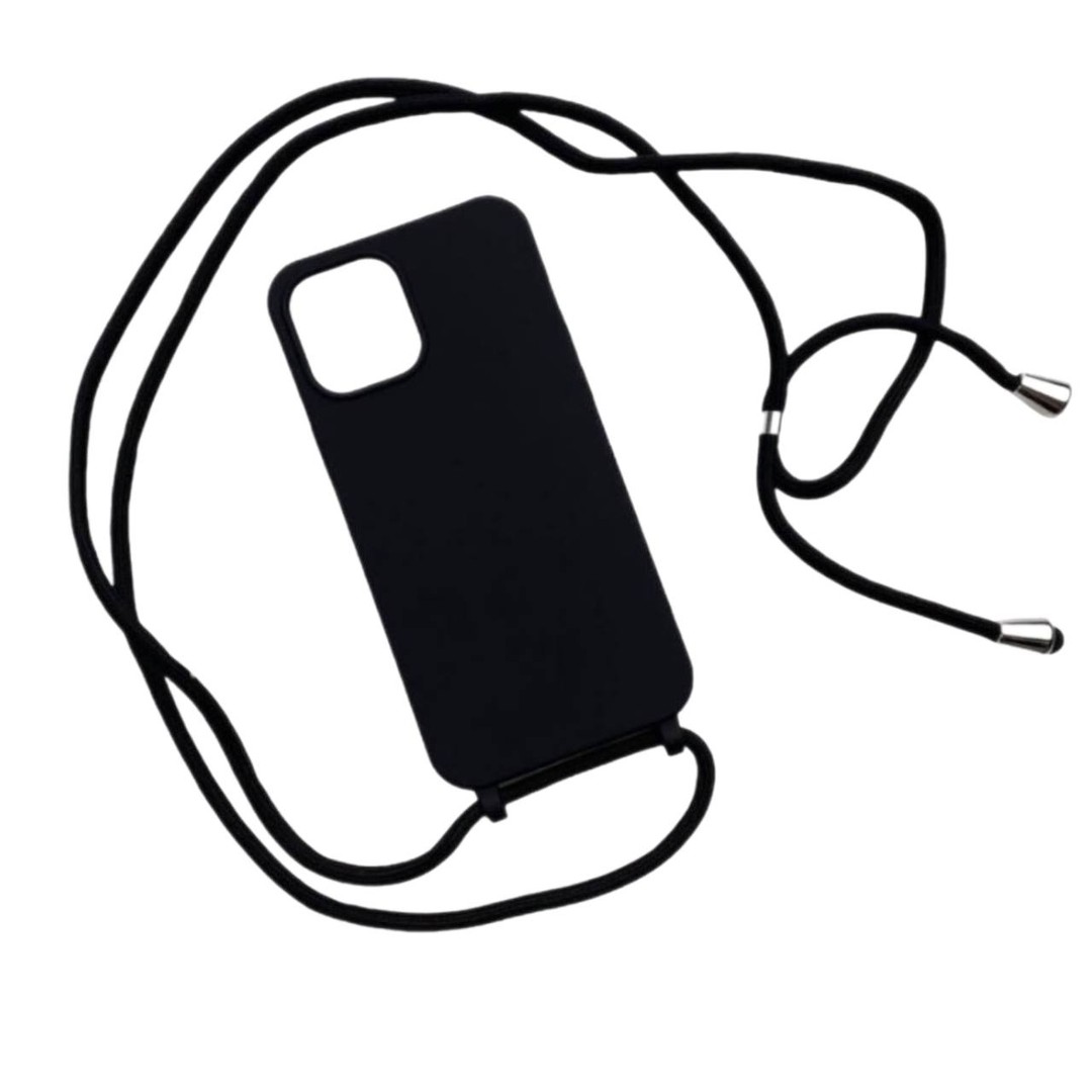 Накладка Lanyard для iPhone 12 Pro Max (Black)-0