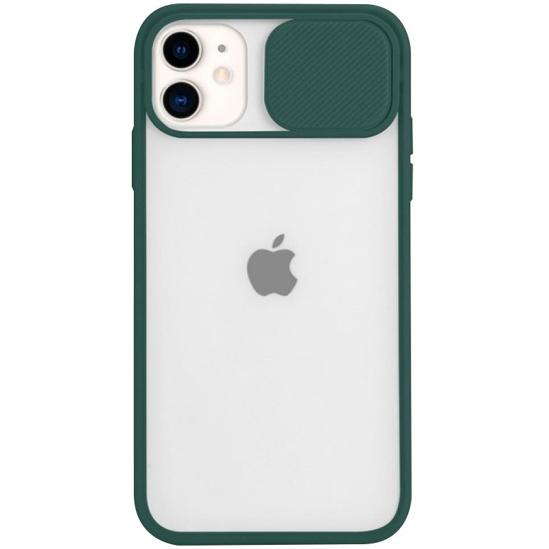 Накладка Camshield mate TPU для IPhone 11 Зелена-0