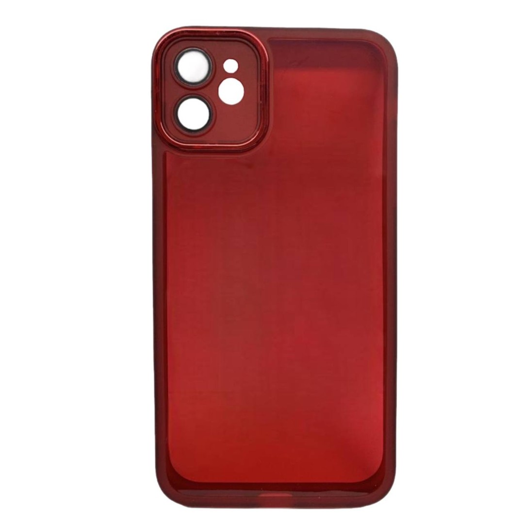 Накладка GUARD Camera Glass Protection для Iphone 11 червона-0