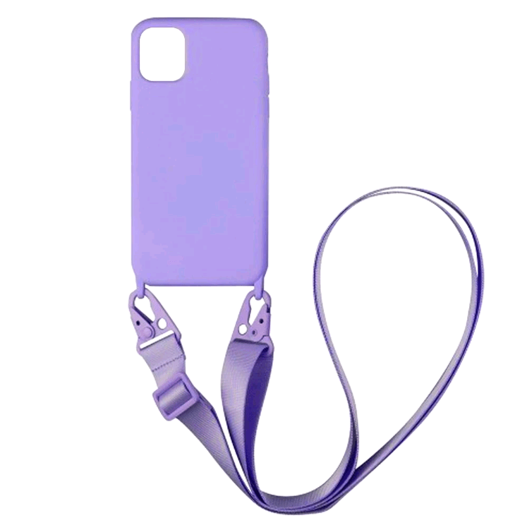 Накладка Strap для  iPhone 12/12 Pro (Light purple)-0