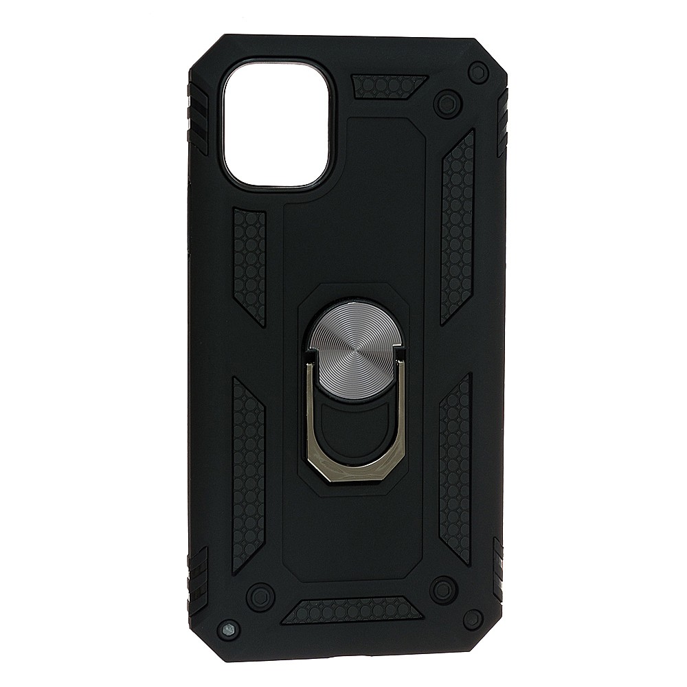 Накладка під магнітний тримач Serge Ring  для Iphone 11 Чорна-0