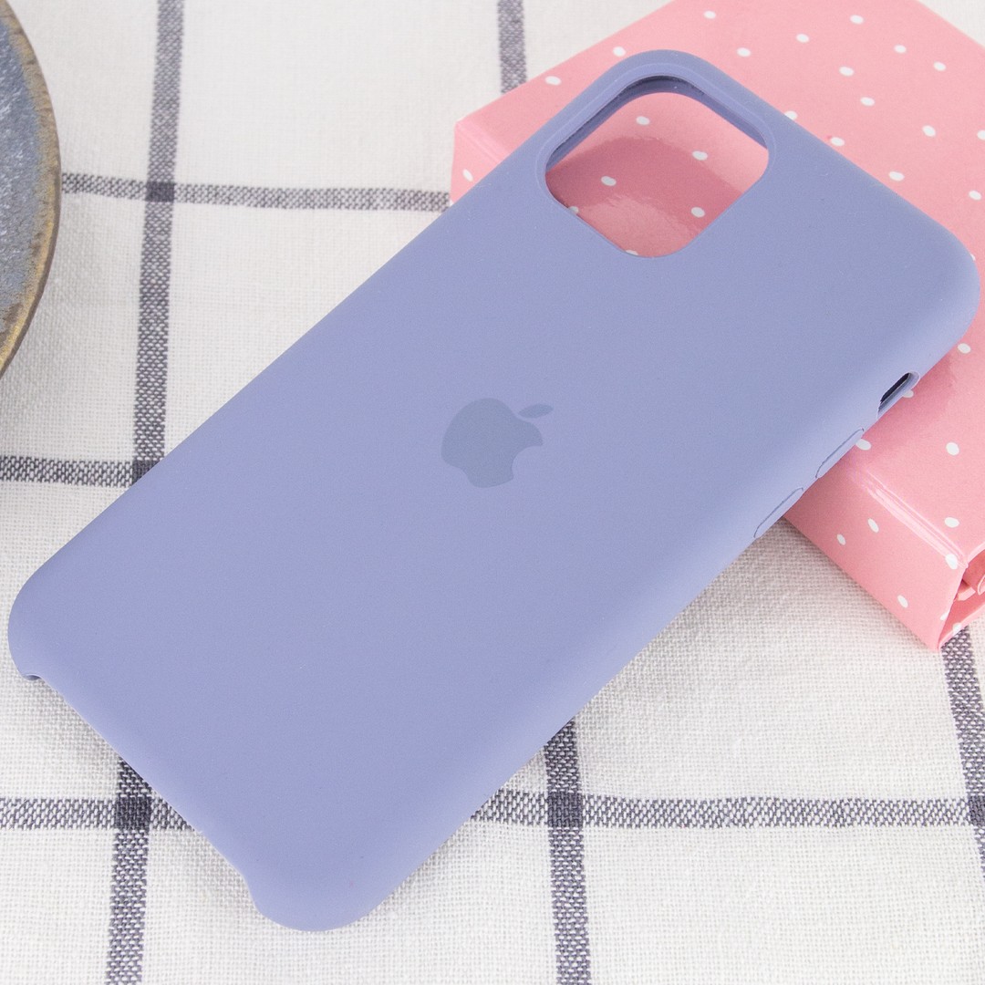 Silicone Case (AA) для iPhone 11 (6.1") (Lavender Gray)-1