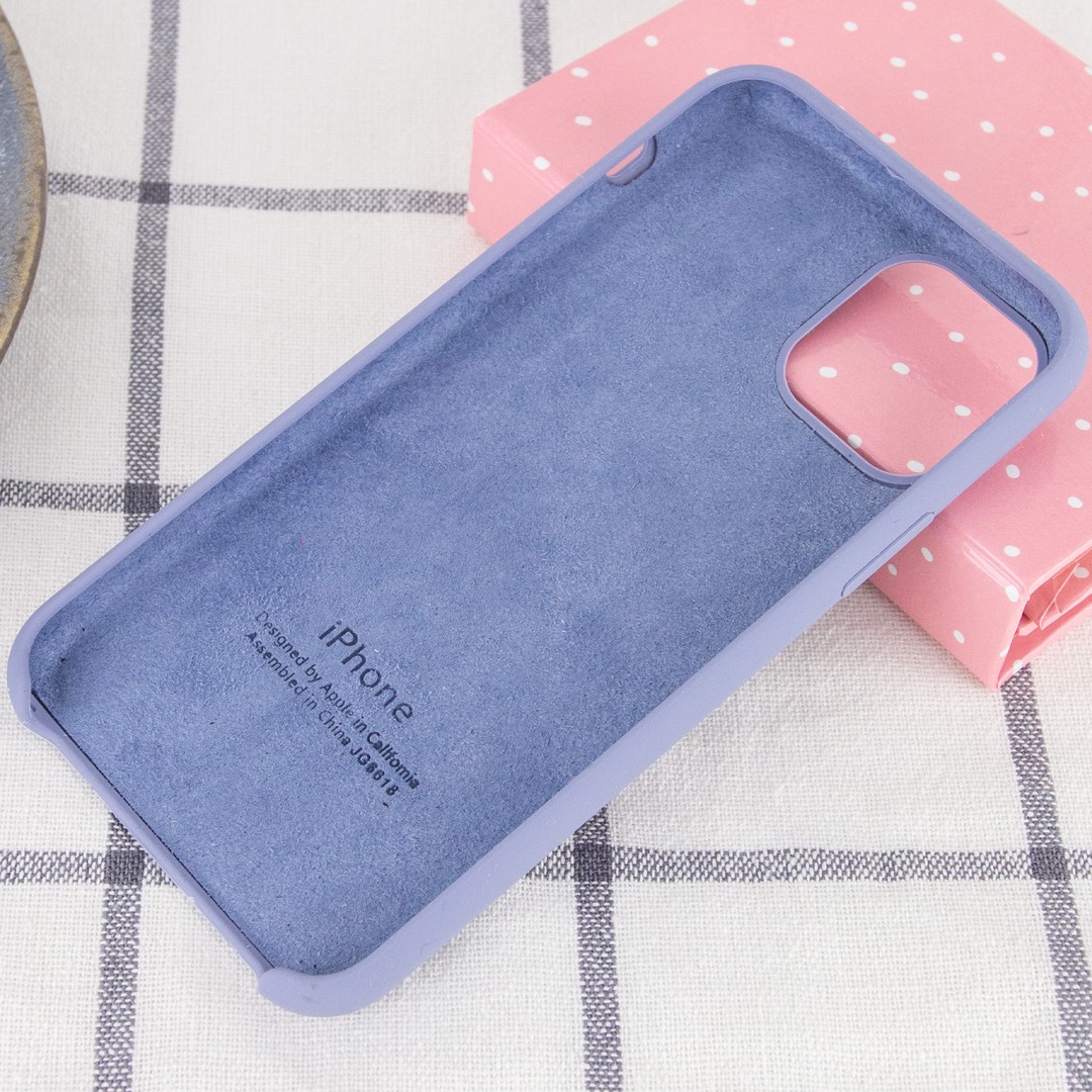 Silicone Case (AA) для iPhone 11 (6.1") (Lavender Gray)-2