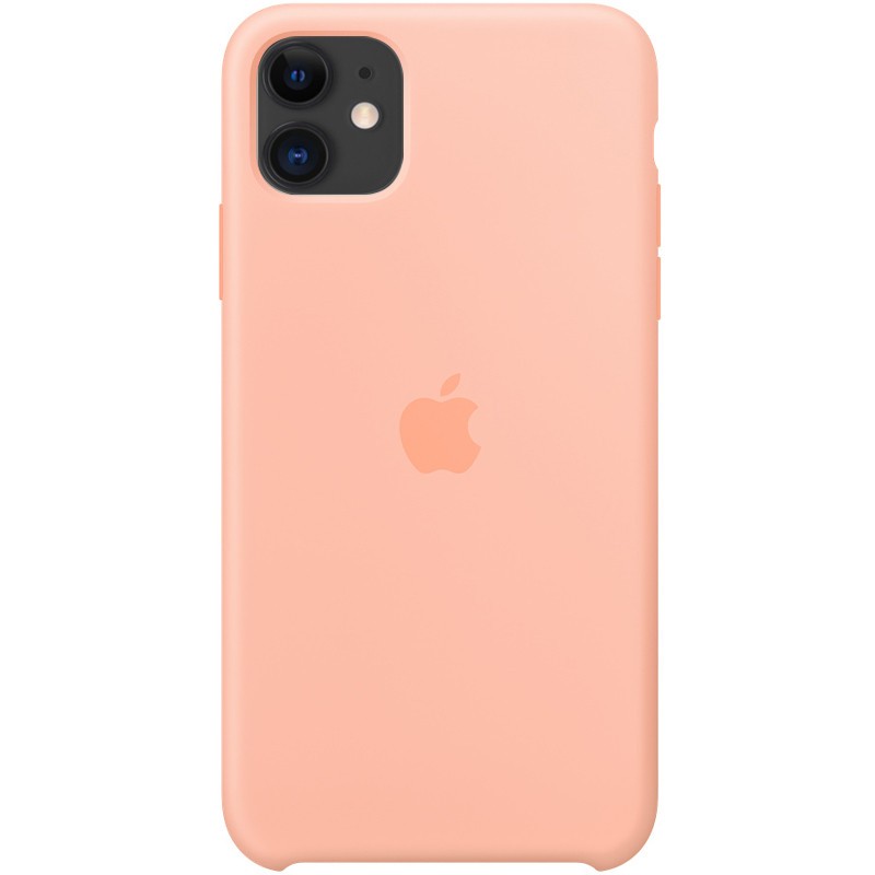 Silicone Case (AA) для iPhone 11 (6.1") (Grapefruit)-0
