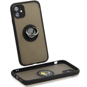 Накладка Totu Gingle Ring для Iphone 11 чорна-0
