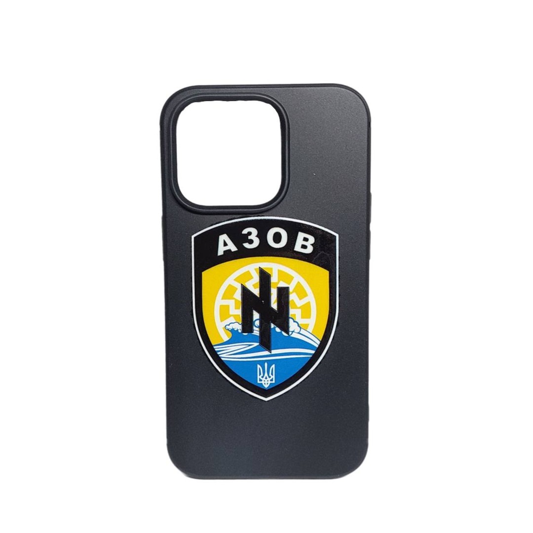 Накладка Patriot Matt для Iphone 14 Pro (Azov)-0