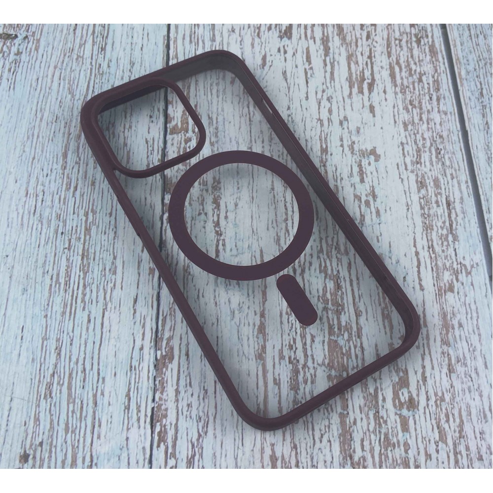 Накладка Magsafe MATTE ACRYLIC для iPhone 11 Pro Max синя-0