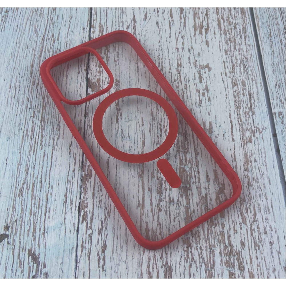 Накладка Magsafe MATTE ACRYLIC для iPhone 11 Pro червона-0