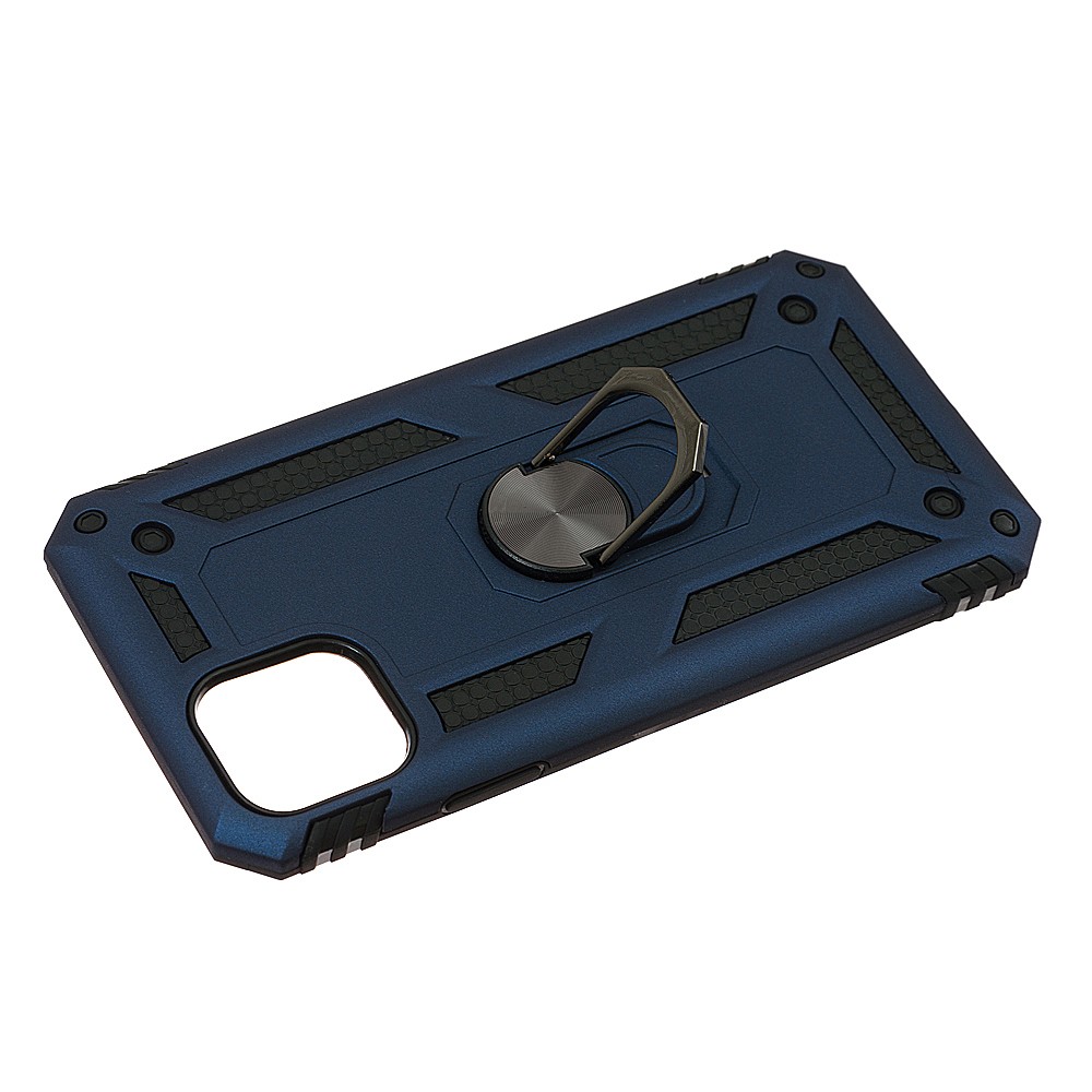 Накладка під магнітний тримач Serge Ring для Iphone 11 Pro Max (Dark blue)-1