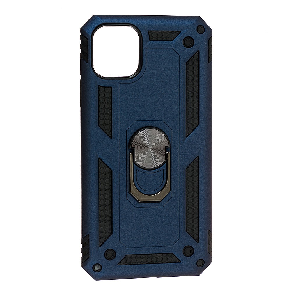 Накладка під магнітний тримач Serge Ring для Iphone 11 Pro Max (Dark blue)-0