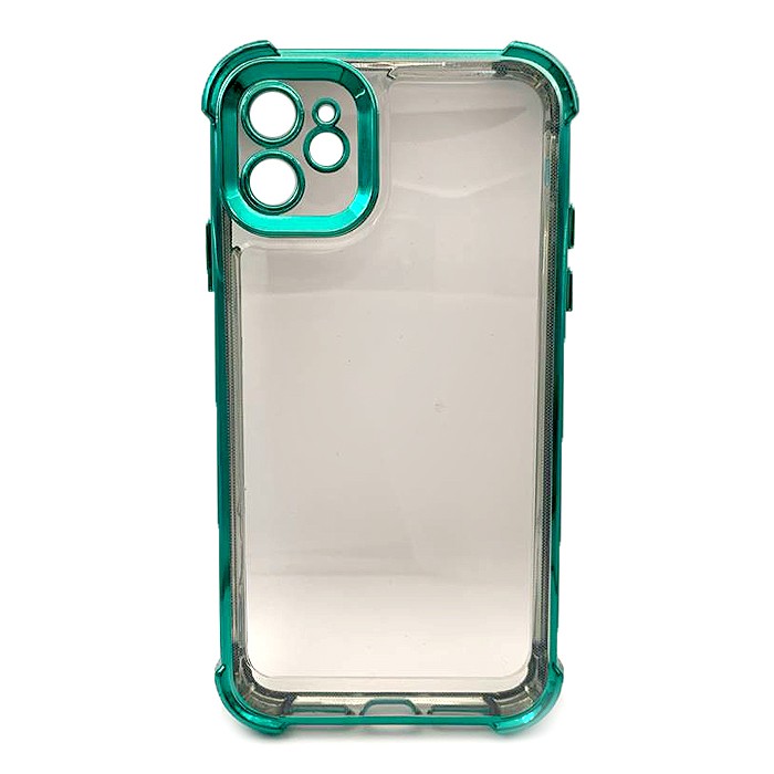 Накладка WXD Electroplated Side Colors для Iphone 11 (Зелена)-0