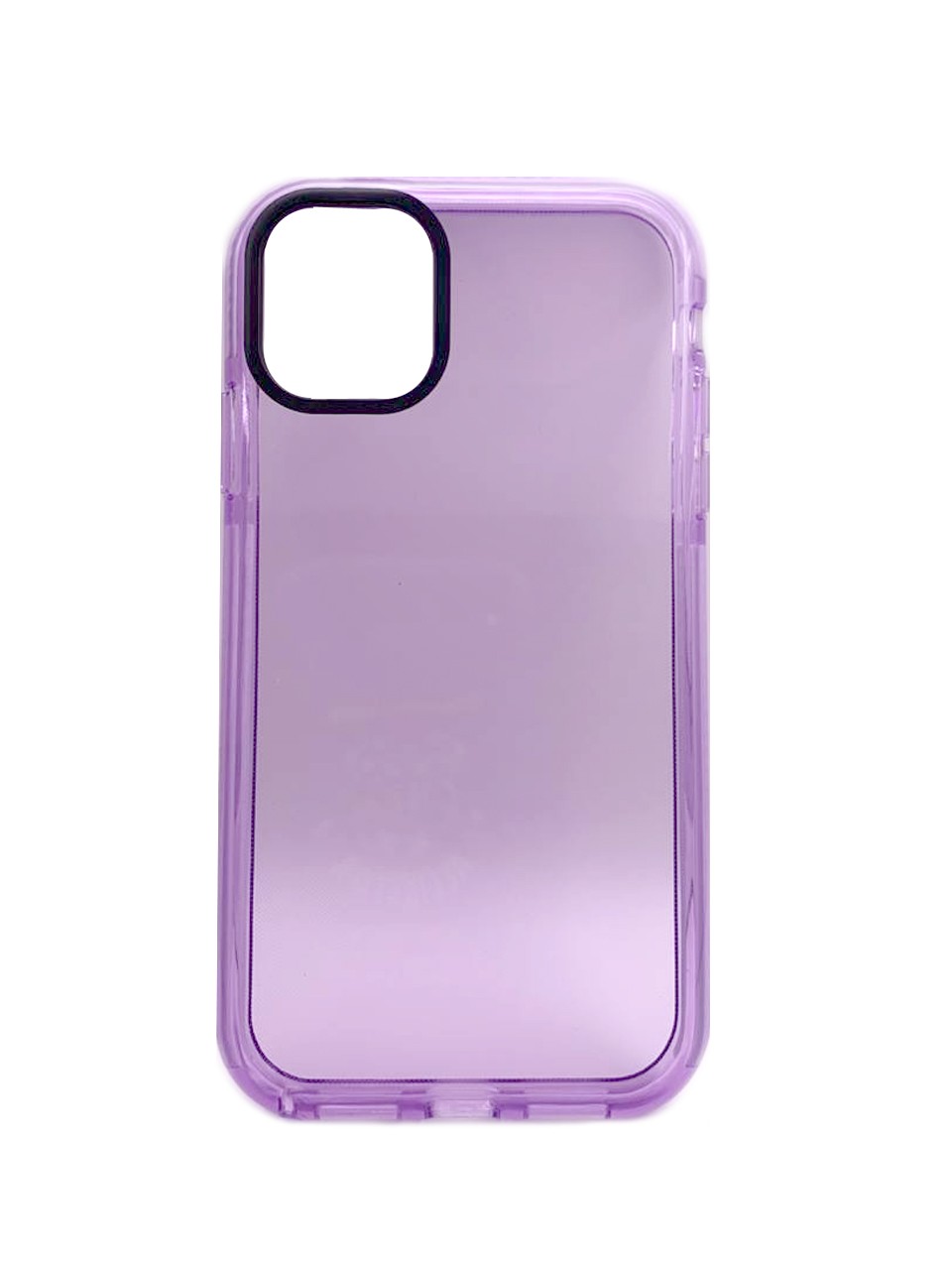 Накладка Color Clear TPU для iPhone 11 (Purple)-0