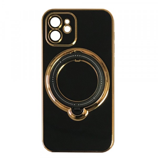 Накладка GLITTER SHINING HOLDER MagSafe для  iPhone 11 Black-0
