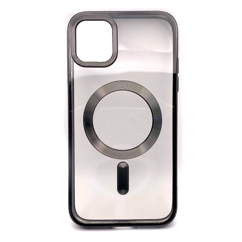 Накладка SHINING  MagSafe для Iphone 11  (Black)-0