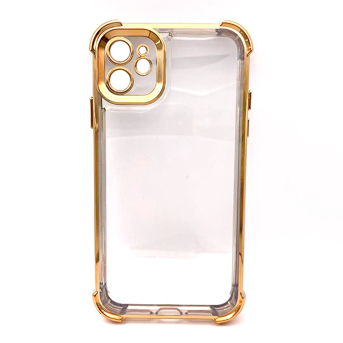 Накладка WXD Electroplated Side Colors для Iphone 12 (Золота)-0