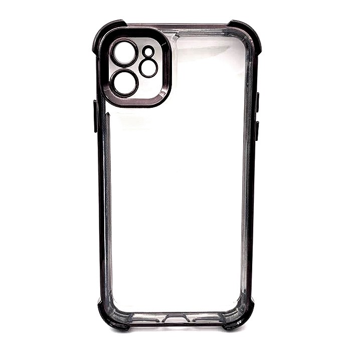 Накладка WXD Electroplated Side Colors для Iphone 11 (Чорна)-0