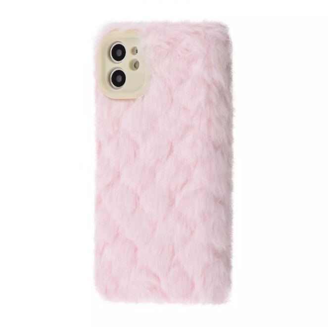 Накладка Fluffy Love Case для iPhone 11 (pink)-0