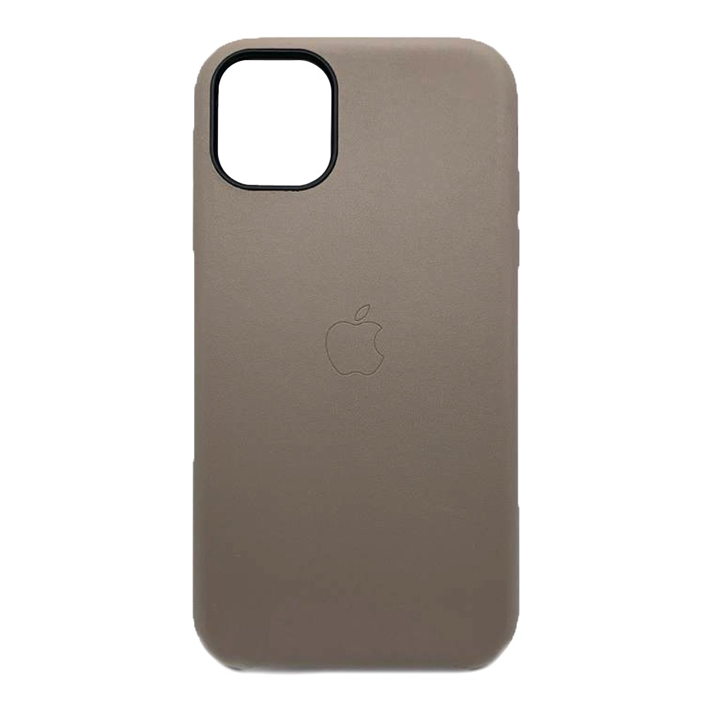 Накладка Leather Case для  iPhone 11 Grey-0