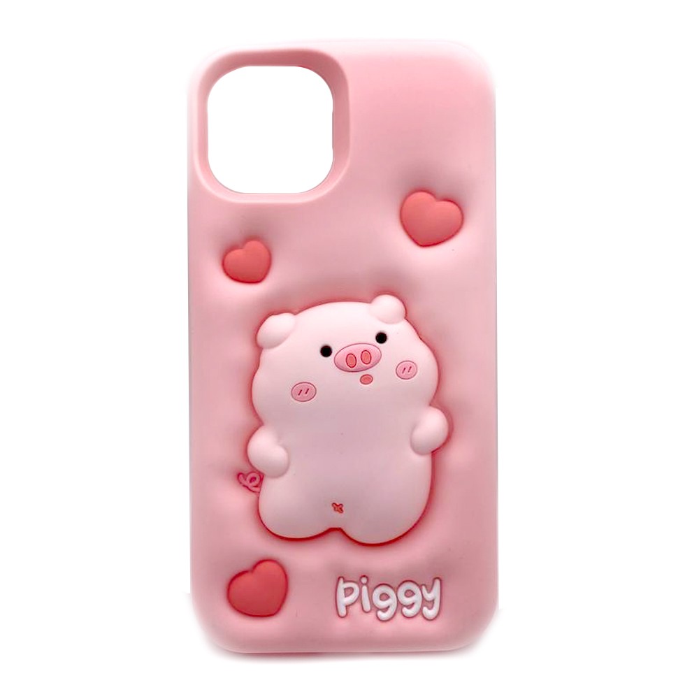 Накладка Mimi Press style для  iPhone 13 Pro рожева-0