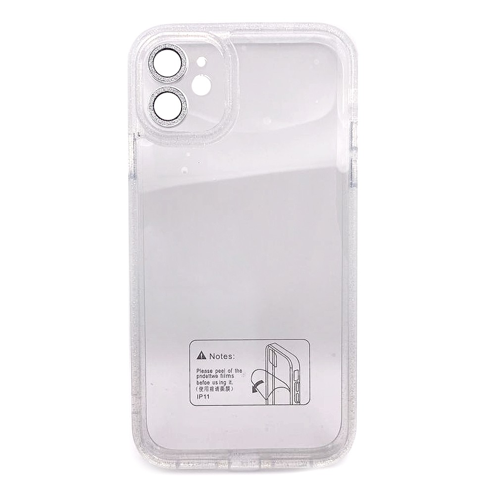 Накладка Bling Side edge для iPhone 11 (Silver)-0