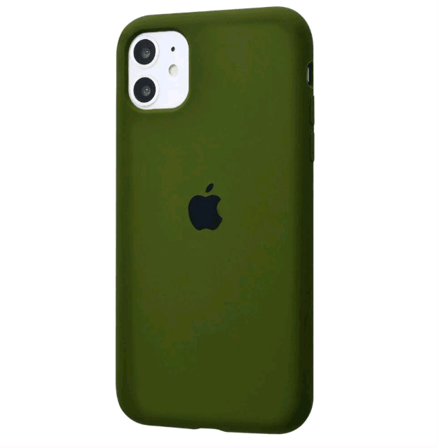 Silicone Case Full Size для iPhone 11 Khaki (48)-0