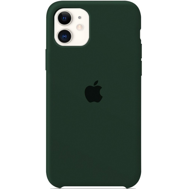 Silicone Case (AA) для iPhone 11 (6.1") Forest green-0