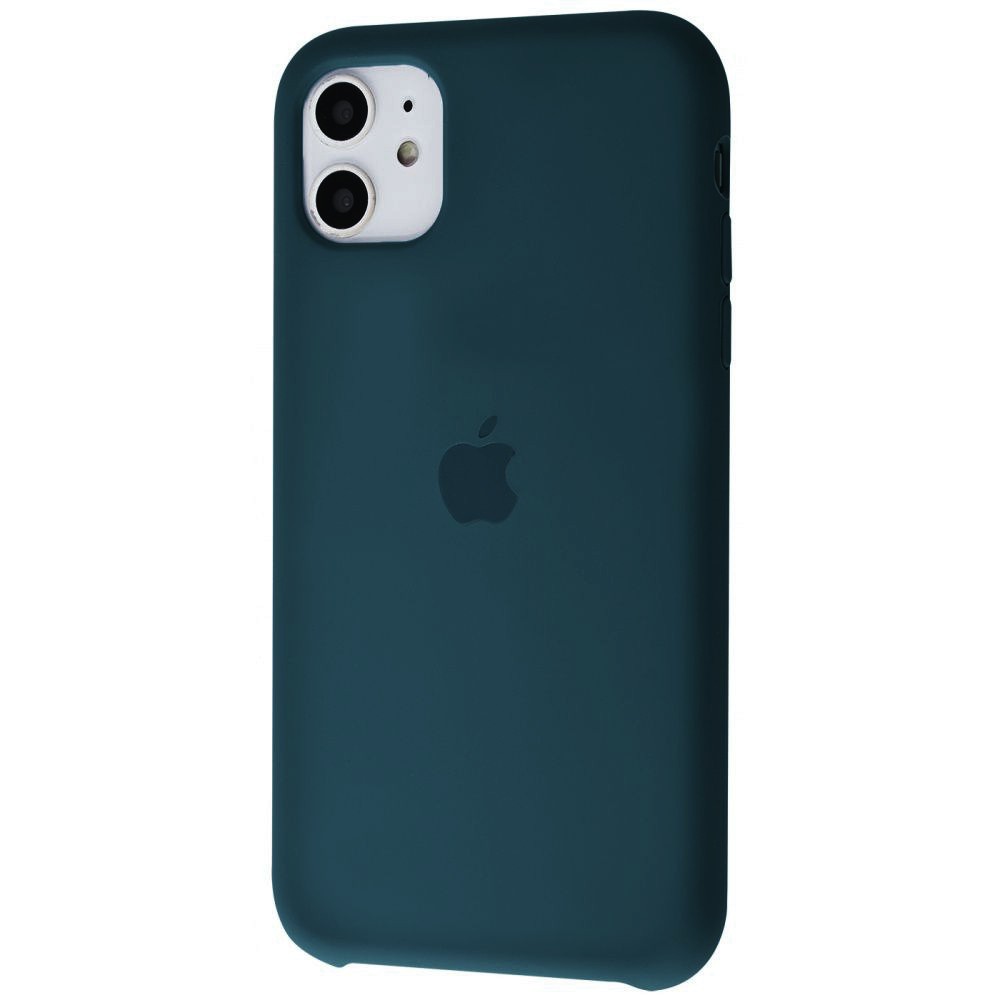 Silicone Case (AA) для iPhone 11 (6.1") (Pacific green)-0