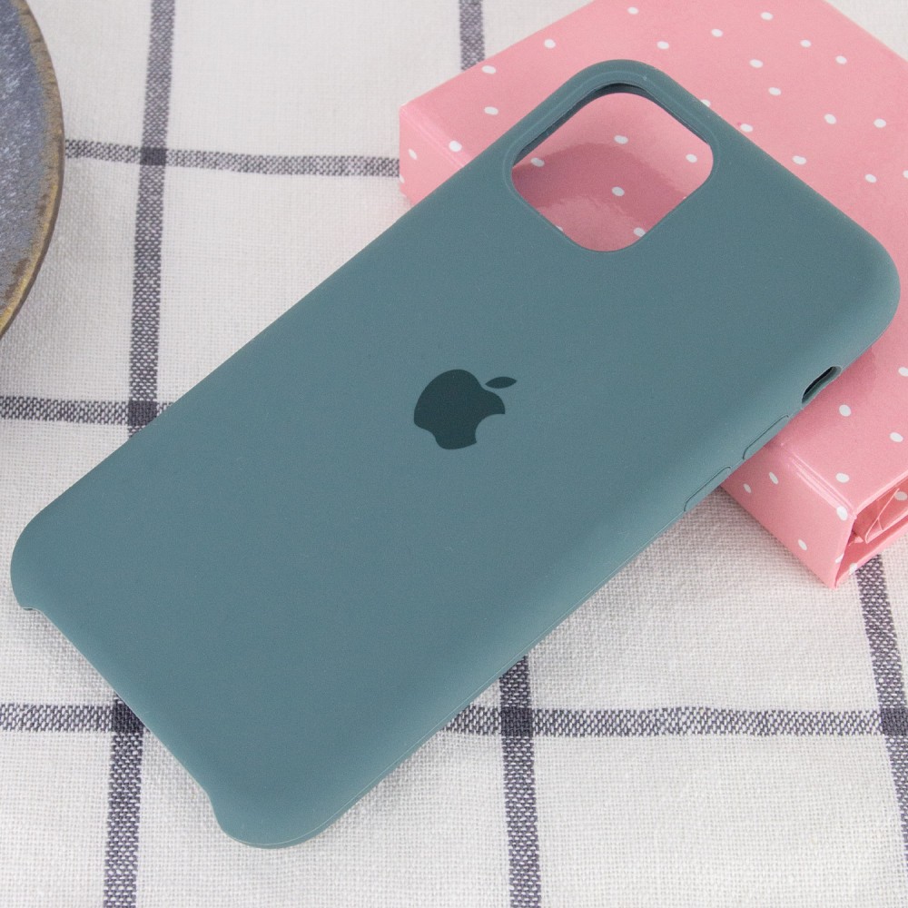 Silicone Case (AA) для iPhone 11 (6.1") (Pine Green)-1