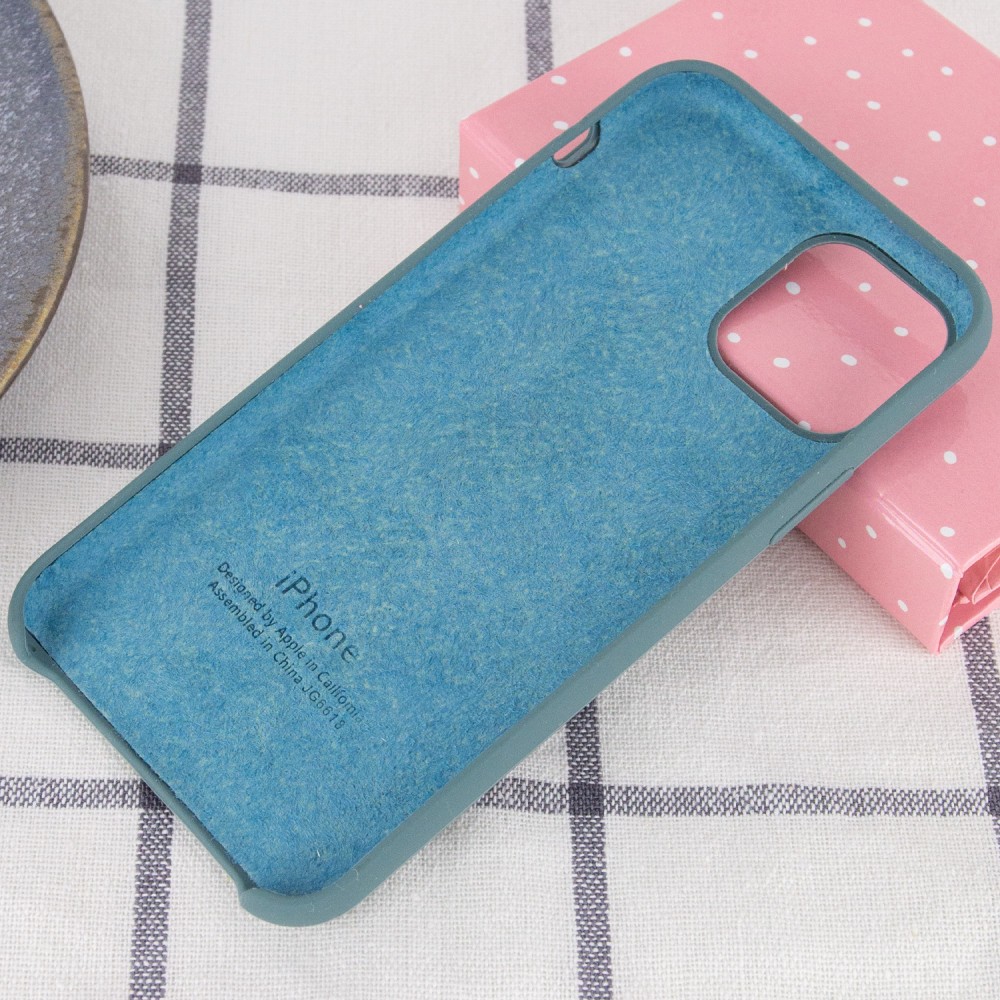 Silicone Case (AA) для iPhone 11 (6.1") (Pine Green)-2