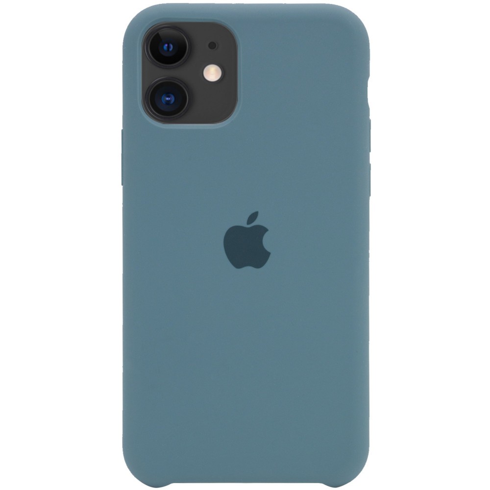 Silicone Case (AA) для iPhone 11 (6.1") (Pine Green)-0
