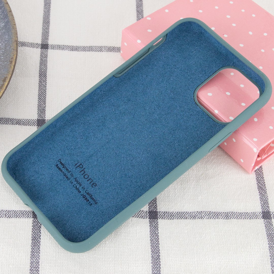 Silicone Case Full Protective (AA) для iPhone 11 (6.1") (Pine Green)-2