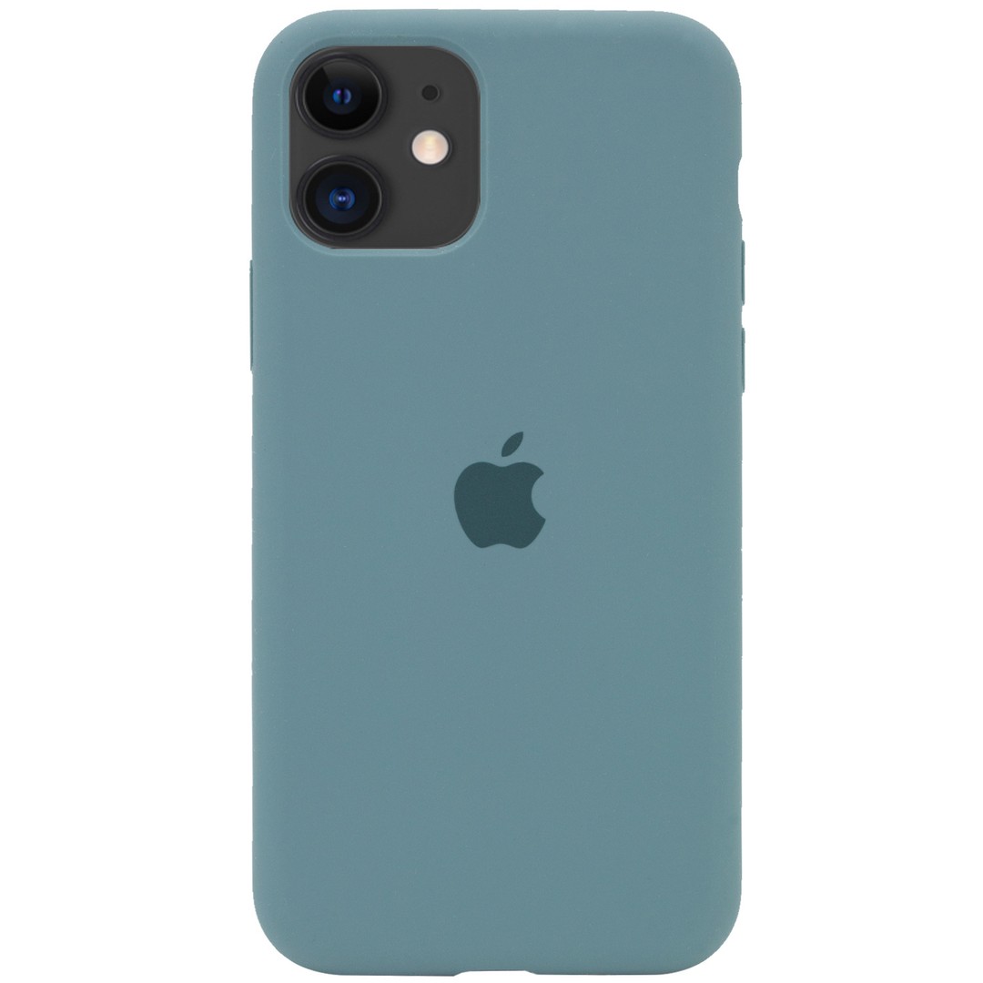 Silicone Case Full Protective (AA) для iPhone 11 (6.1") (Pine Green)-0