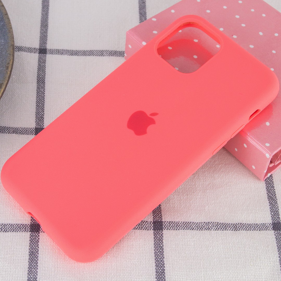 Silicone Case Full Protective (AA) для iPhone 11 (6.1") (Flamingo)-1
