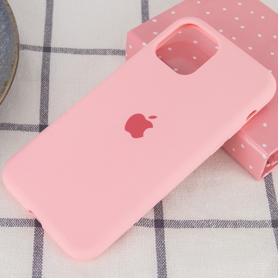 Silicone Case Full Protective (AA) для iPhone 11 (6.1") (Pink)-1